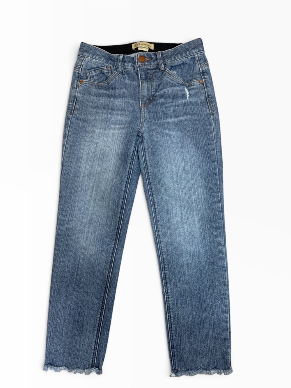 Democracy Ab Technology Slim Straight Raw Hem Jeans Size 2